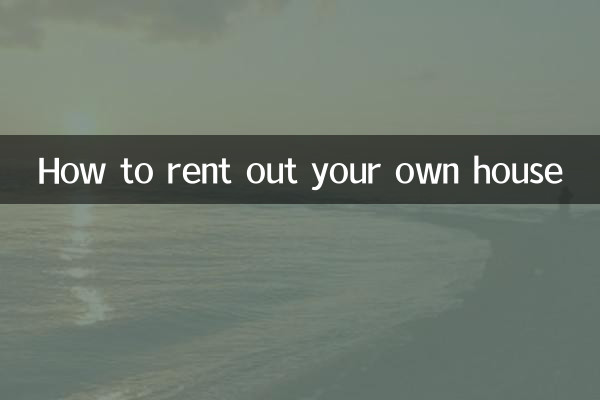 So vermieten Sie Ihr eigenes Haus