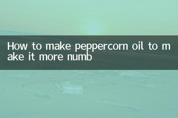 Come preparare l'olio di pepe in grani per renderlo più insensibile