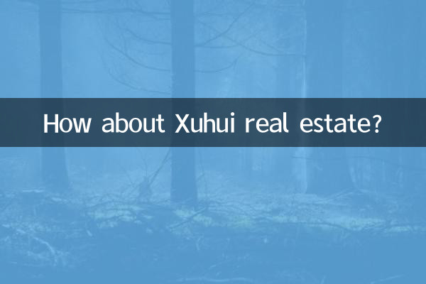 Che ne dici degli immobili di Xuhui?