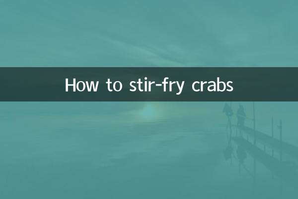 Cómo saltear cangrejos