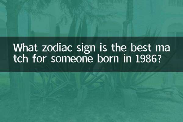 ¿Qué signo del zodíaco es la mejor combinación para alguien nacido en 1986?