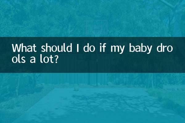O que devo fazer se meu bebê babar muito?