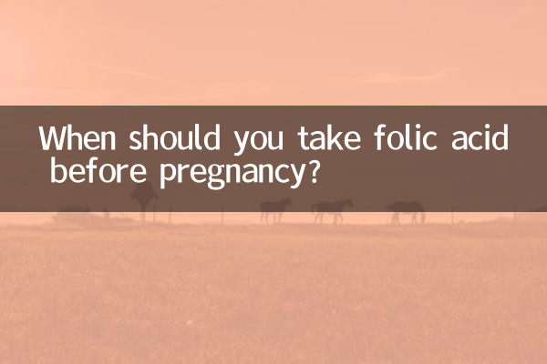 Quando você deve tomar ácido fólico antes da gravidez?