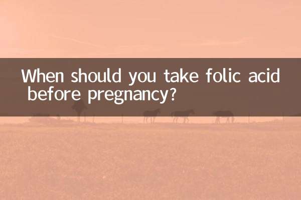 Quando você deve tomar ácido fólico antes da gravidez?