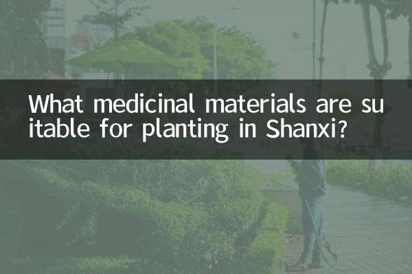 What medicinal materials are suitable for planting in Shanxi?