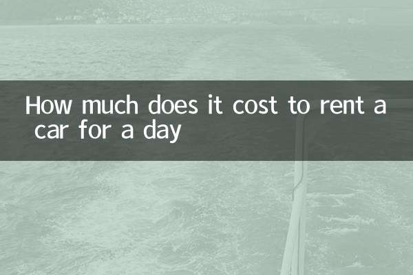 How much does it cost to rent a car for a day
