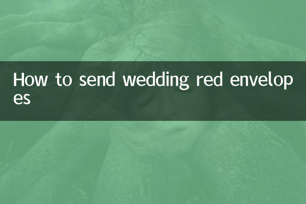 How to send wedding red envelopes