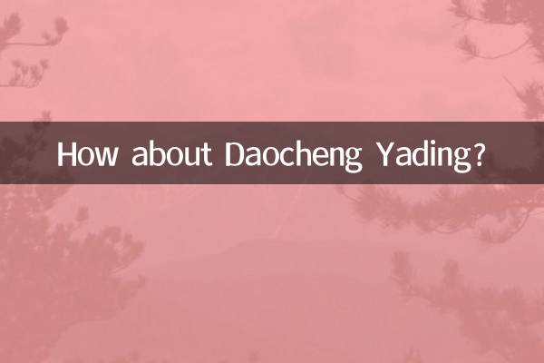 How about Daocheng Yading?