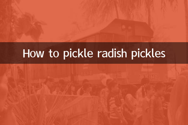 How to pickle radish pickles