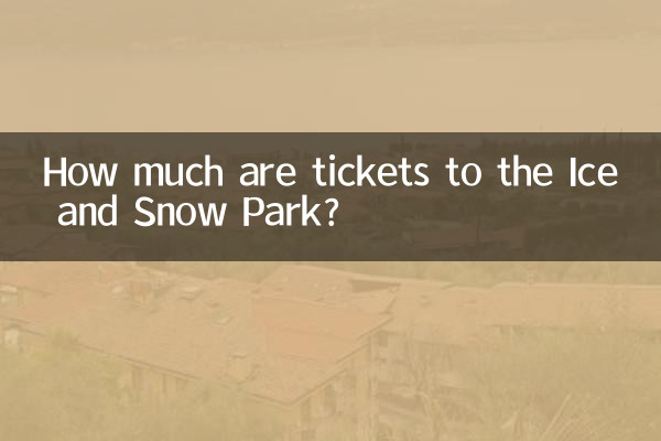Combien coûtent les billets pour le parc de glace et de neige ?