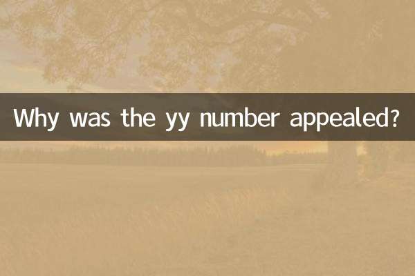 لماذا تم الاستئناف على الرقم yy؟