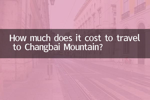 Quanto costa viaggiare sul monte Changbai?