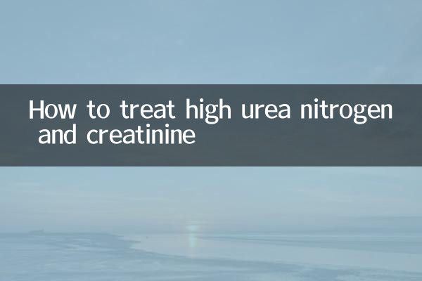 كيفية علاج ارتفاع نيتروجين اليوريا والكرياتينين