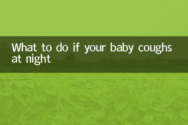 Was tun, wenn Ihr Baby nachts hustet?