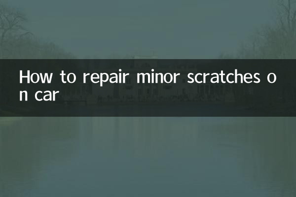 So reparieren Sie kleinere Kratzer am Auto