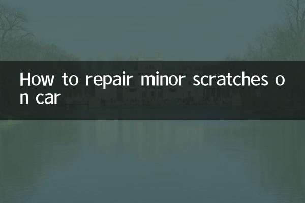 So reparieren Sie kleinere Kratzer am Auto