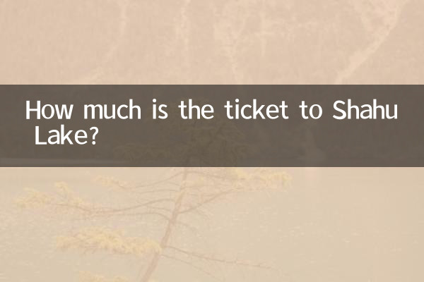 Combien coûte le billet pour le lac Shahu ?
