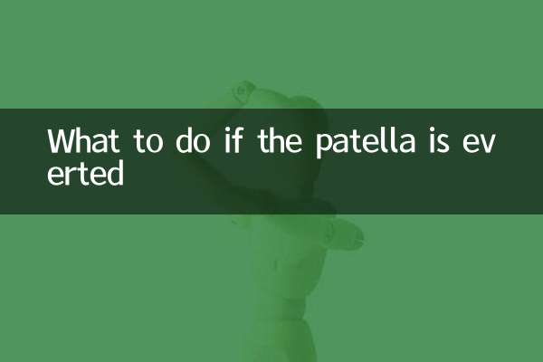 What to do if the patella is everted