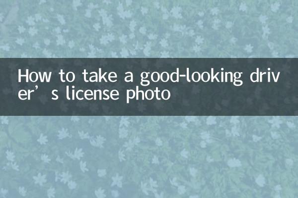 Come scattare una bella foto della patente di guida