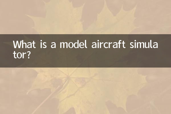 O que é um simulador de aeromodelo?