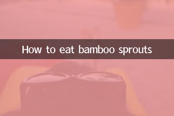 Cómo comer brotes de bambú