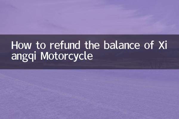 Comment rembourser le solde de Xiangqi Motorcycle