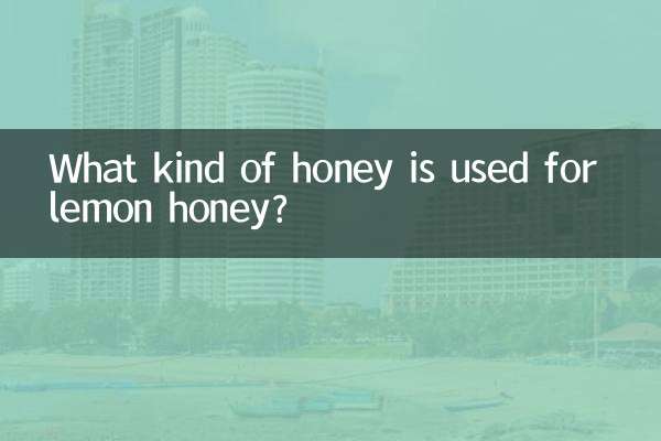 What kind of honey is used for lemon honey?