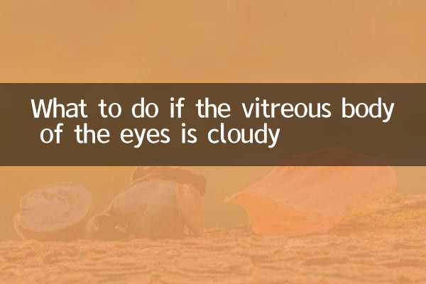 Was tun, wenn der Glaskörper der Augen getrübt ist?