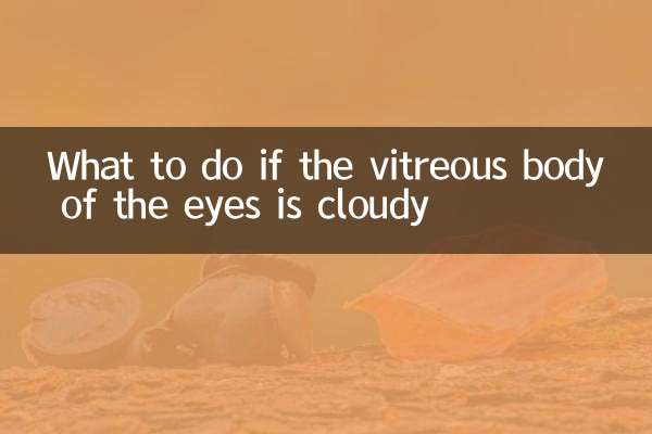 Was tun, wenn der Glaskörper der Augen getrübt ist?