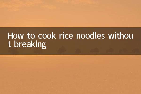 Cómo cocinar fideos de arroz sin que se rompan