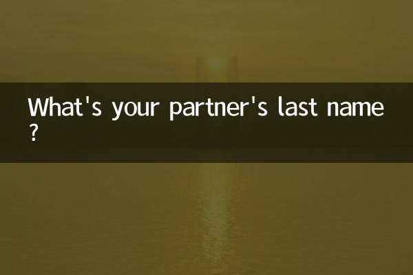 Qual é o sobrenome do seu parceiro?