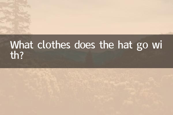 What clothes does the hat go with?