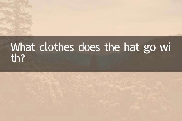 What clothes does the hat go with?