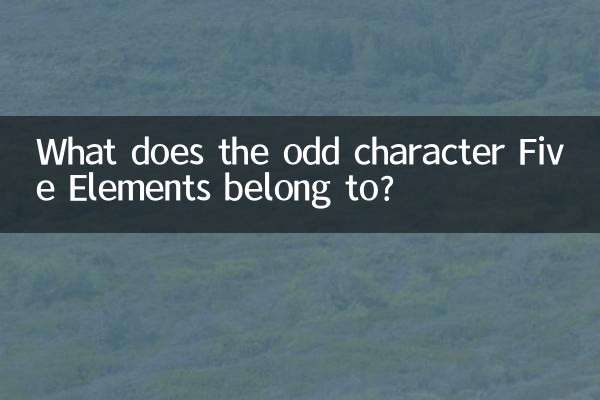 奇字五行属什么