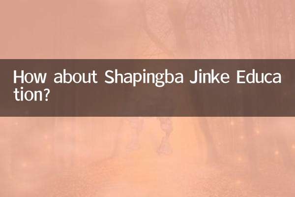 Shapingba Jinke 교육은 어떻습니까?