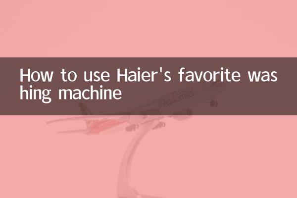 Cómo utilizar la lavadora favorita de Haier