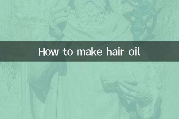 কিভাবে চুলের তেল তৈরি করবেন