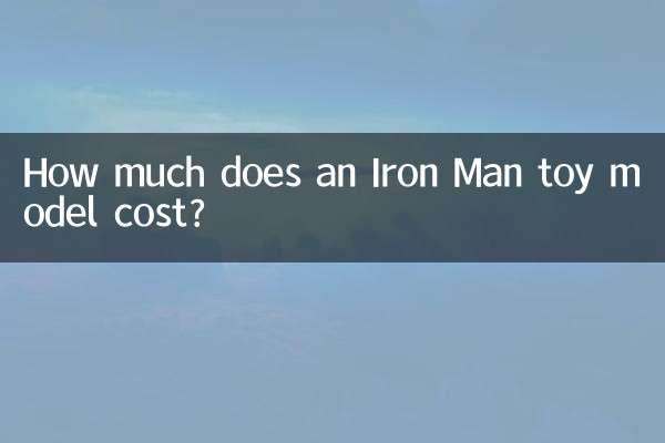 आयरन मैन खिलौना मॉडल की कीमत कितनी है?