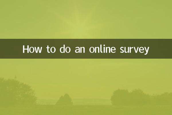 So führen Sie eine Online-Umfrage durch