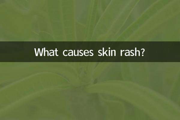 Cosa provoca l'eruzione cutanea?