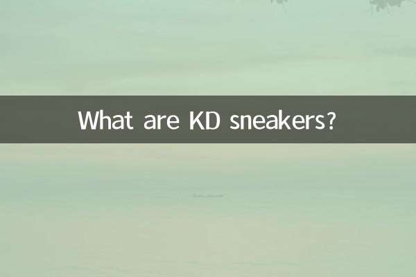 Cosa sono le scarpe da ginnastica KD?