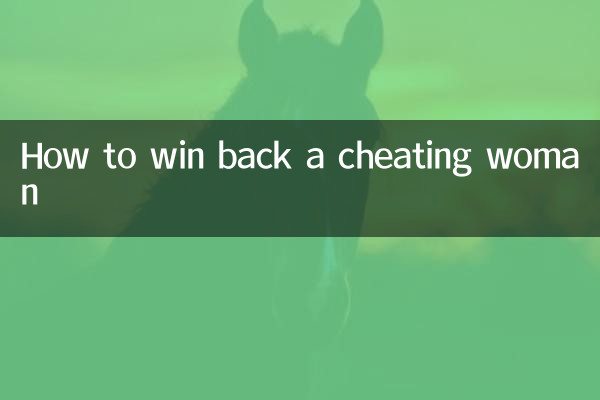 바람피는 여자를 다시 설득하는 방법