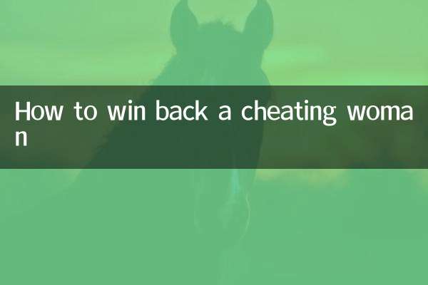 바람피는 여자를 다시 설득하는 방법