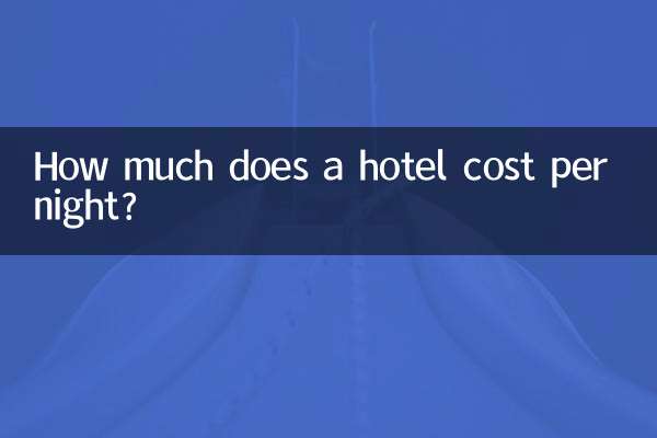 প্রতি রাতে একটি হোটেলের খরচ কত?