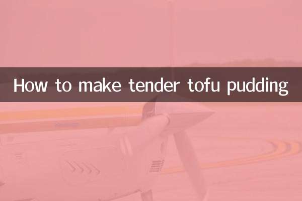 Como fazer pudim de tofu tenro