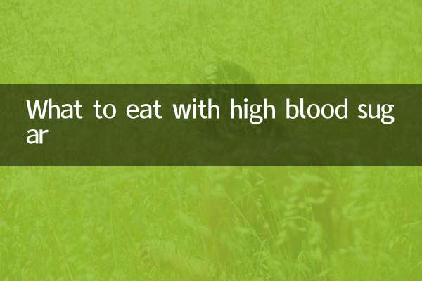 O que comer com açúcar elevado no sangue