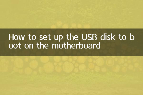 主板怎麼設置u盤啟動