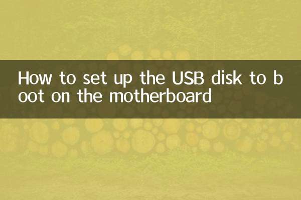 主板怎麼設置u盤啟動