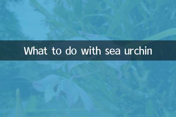 ウニをどうするか