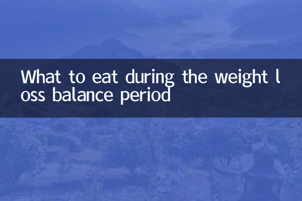 Was Sie während der Gewichtsabnahmephase essen sollten